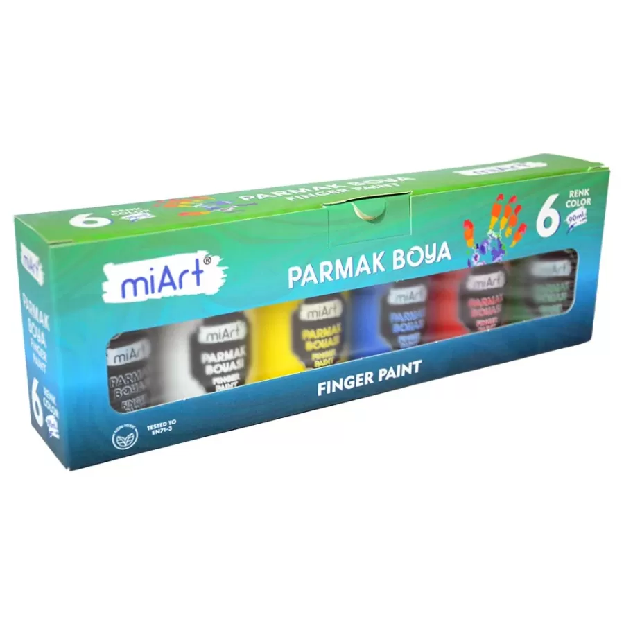 Miart Akrilik Boya Metalik 6 Lı Set 30 Ml