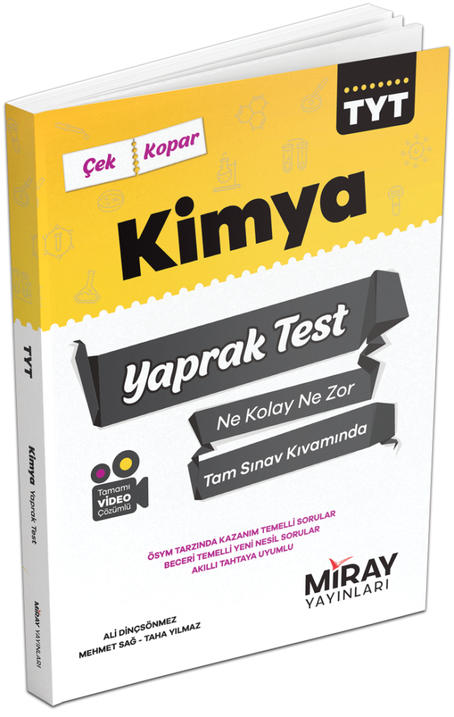 Miray Üniversiteye Hazırlık AYT Kimya Yaprak Testler