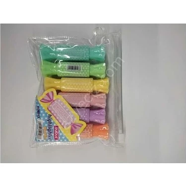 Pinco Fosforlu Kalem Şeker 6 Lı DL-128
