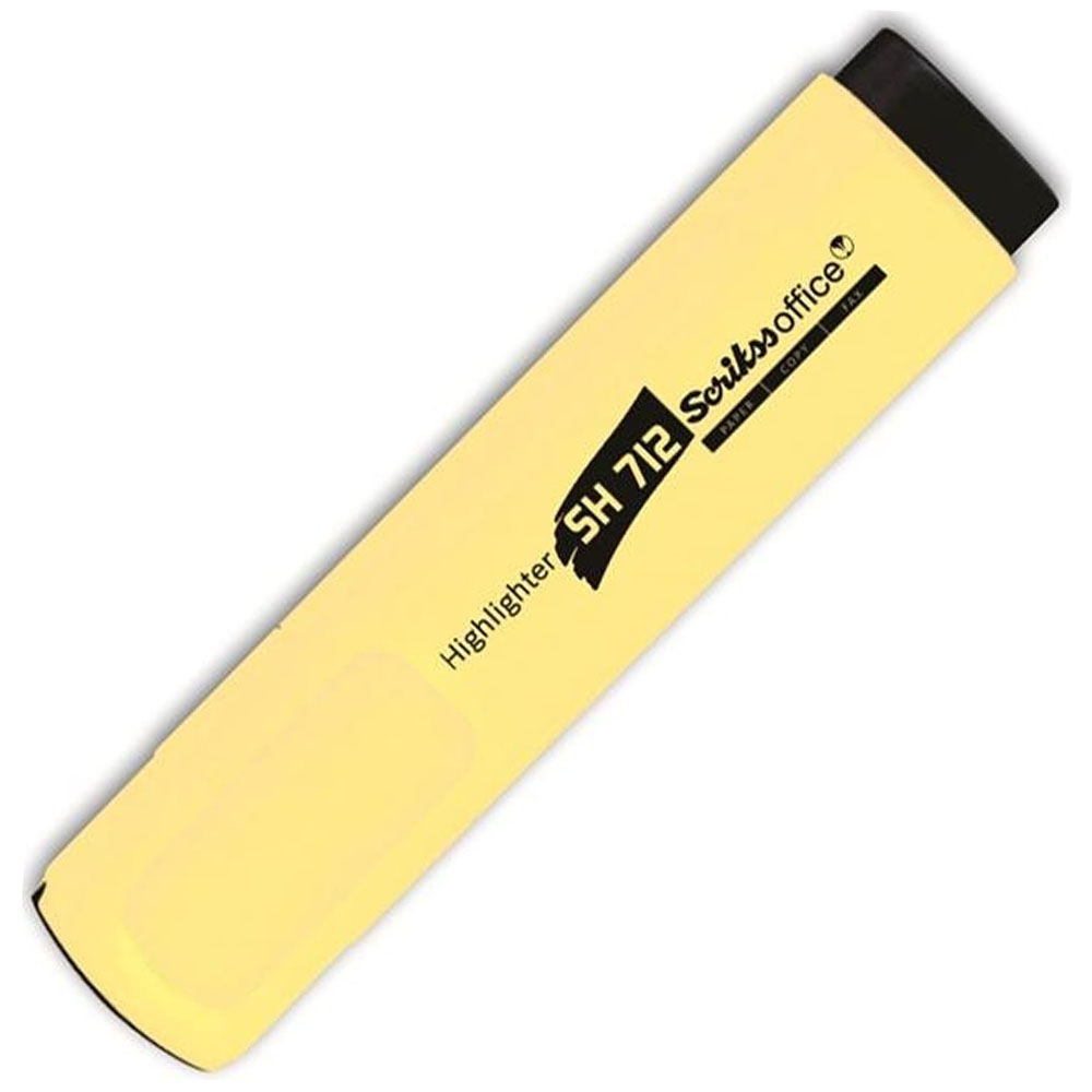 Scrikss Fosforlu Kalem Pastel Sarı (12 Lİ) SH 712