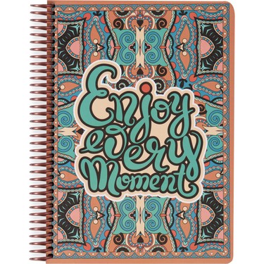Keskin Color Defter Spiralli S.Kapak Wallart 17x24 100 YP Kareli