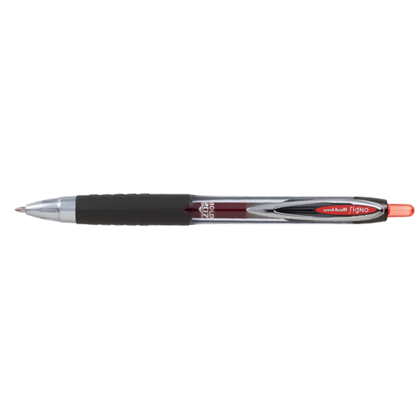 Uni-Ball Roller Kalem(12 li) Signo 207 Bold Jel Bilye Uç Mekanik 1.0 MM Kırmızı UMN-207