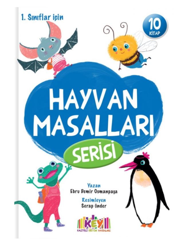 4E Hayvan Masalları Seri Çocuq Yayınları
