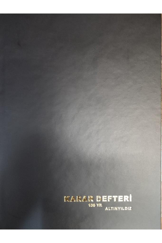 Altınyıldız Karar Defteri 136 YP KR-106