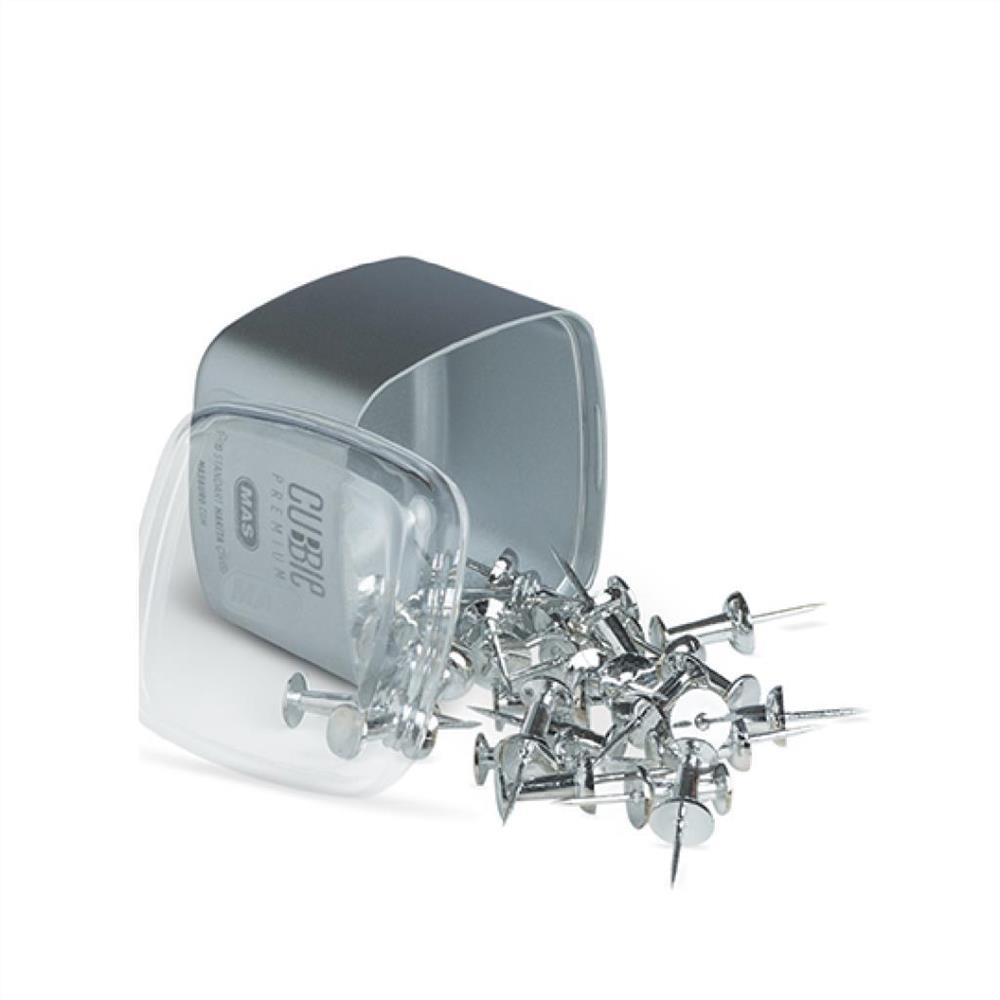Mas Harita Çivisi Standart Cubbie Premium Sılver 1310-8-LI-PKT