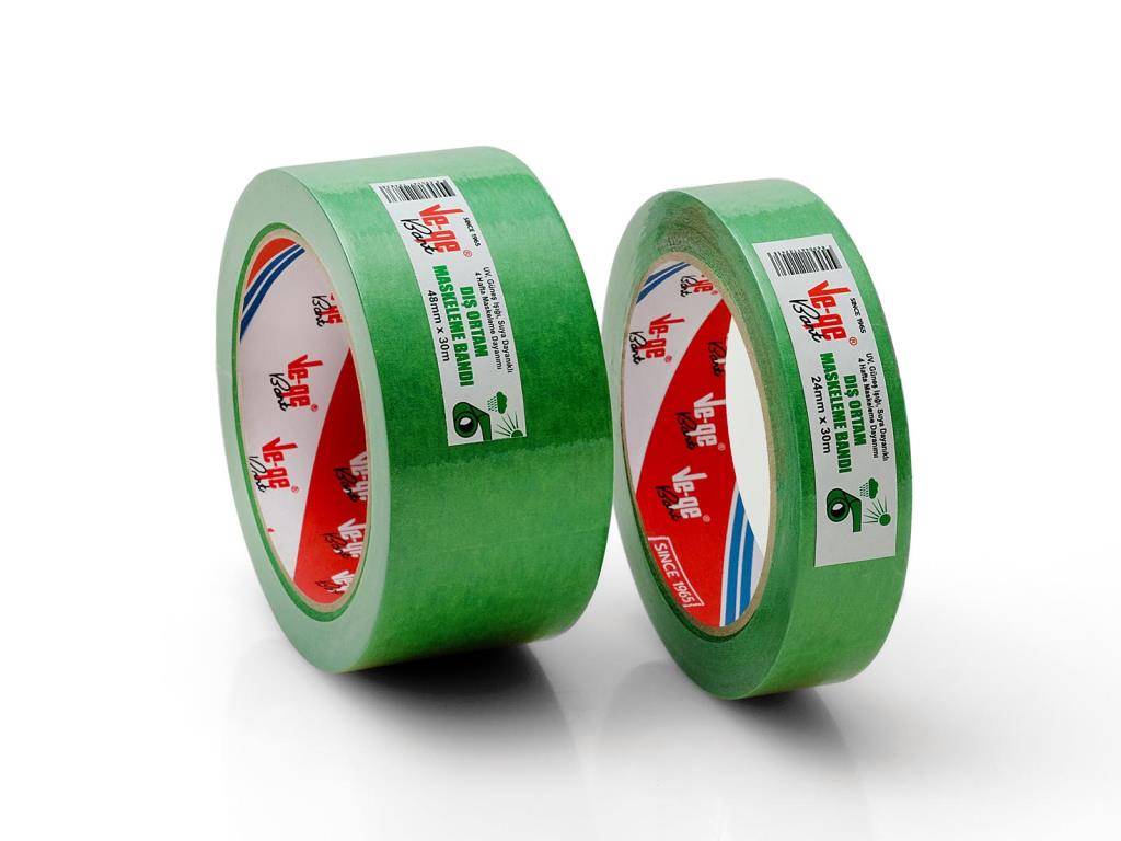 Vege Dış Ortam Maske Bantı-Yeşil-Sıngle Pack-Tek 48x30