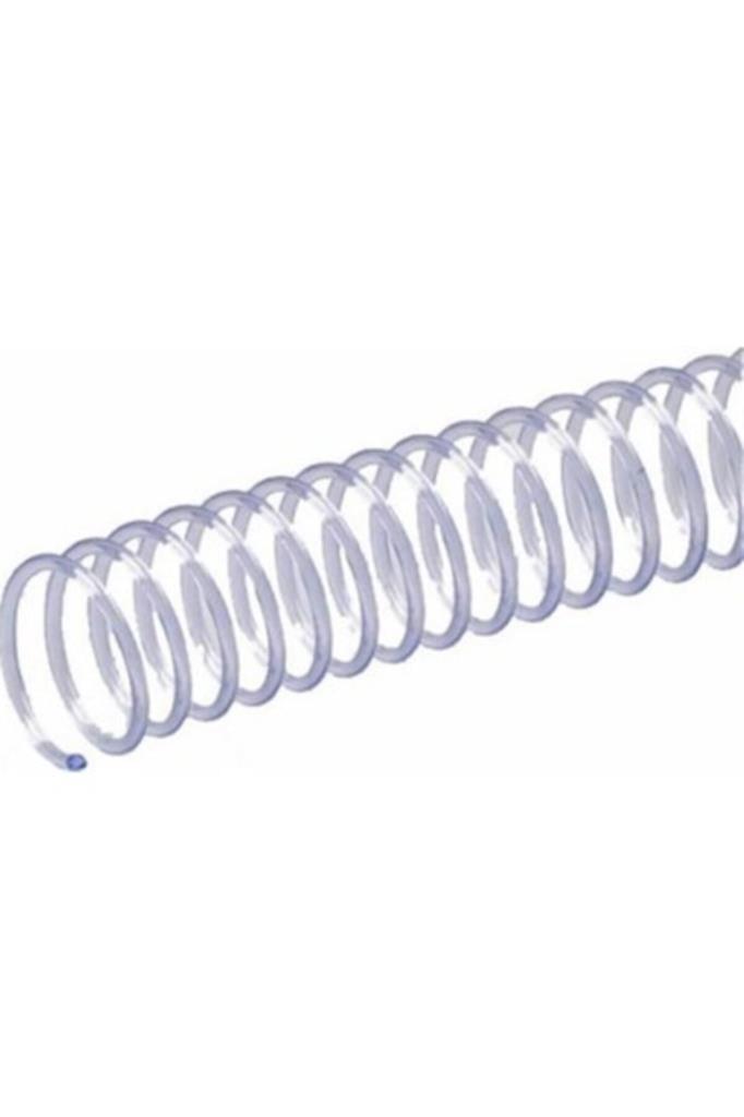 Kayreb Spiral Plastik Helezon 100 LÜ 38 MM Şeffaf 50 Lİ