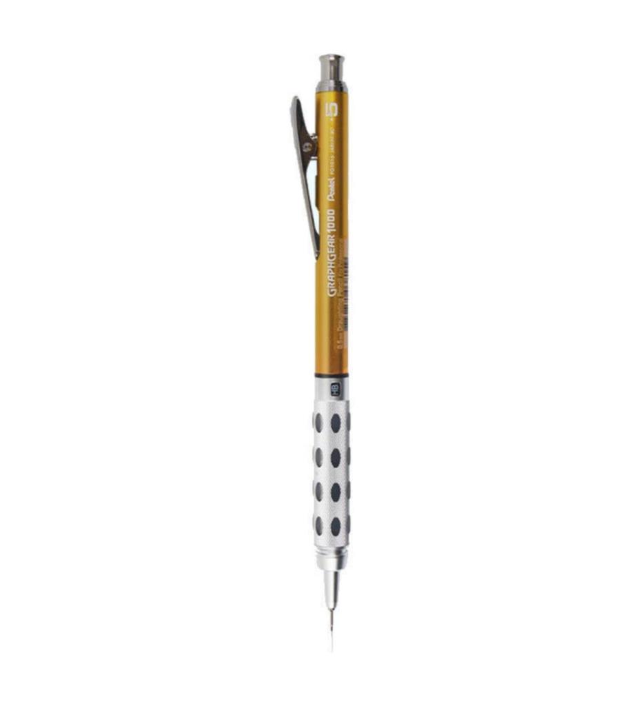 Pentel Çizim Kalemi Metal Gövde Gizli Uç Teknik Çizim Ve Yazı İçin Versatil 0.5 MM PG1015C-XX