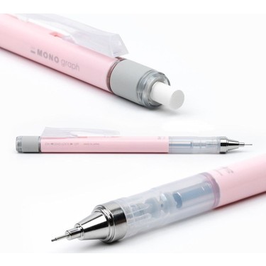 Tombow Versatil Kalem Mono Graph Pastel 0.5 MM Blisterli M.Pembe