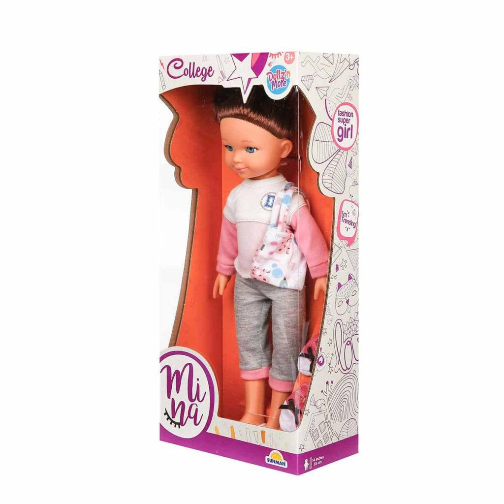 Sunman Oyuncak Mina College Bebek 35 Cm