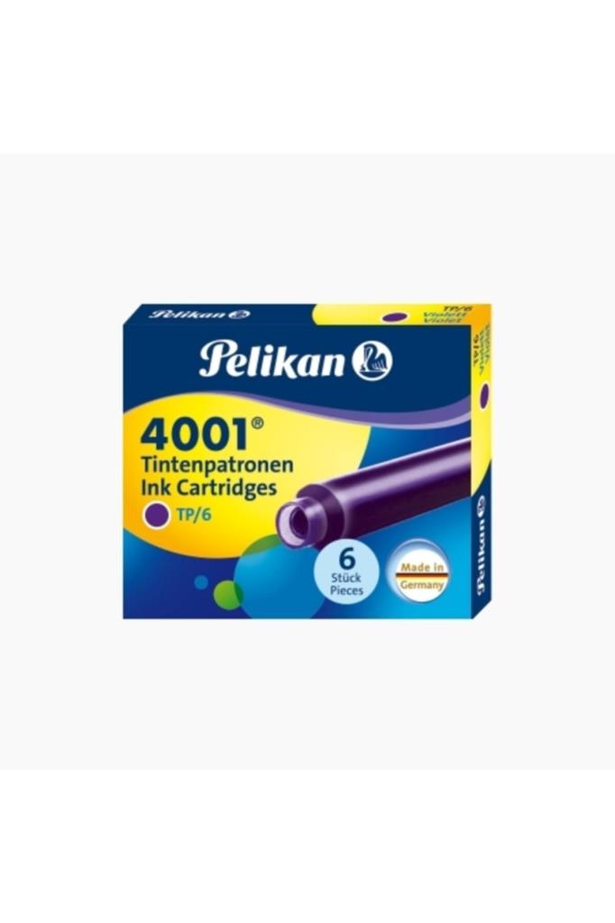 Pelikan Dolma Kalem Kartuşu Küçük Violet 6 LI 4001