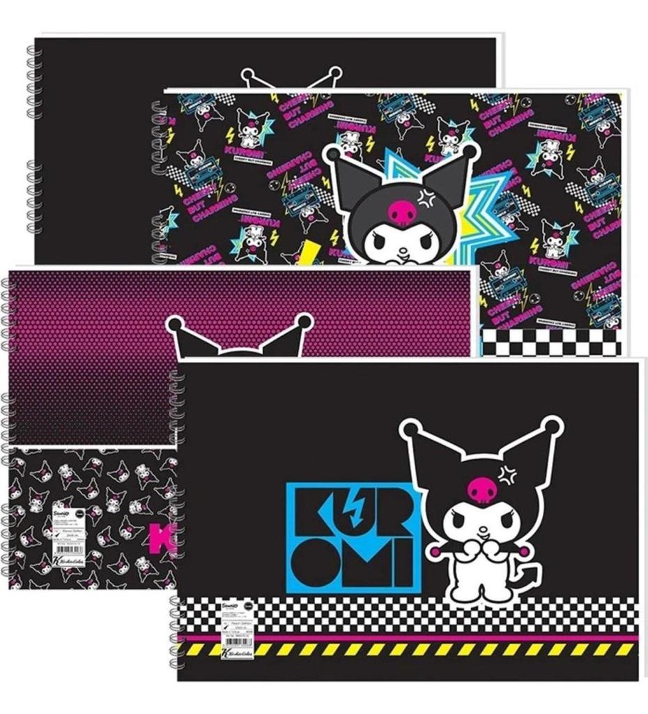 Kuromi Resim Defteri Spiralli 25x35 15 YP 300215-12
