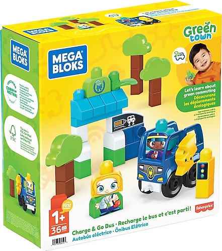 Mega Bloks Doğa Otobüs Seti 36 Parça HDX90