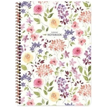 Keskin Color Defter Karton Kapak Spiralli Outdoor 16,5x22,5 80 YP Düz