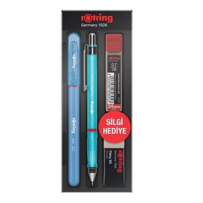 Rotring Okul Seti Visuclick+Jel 0.7 MM Mavi