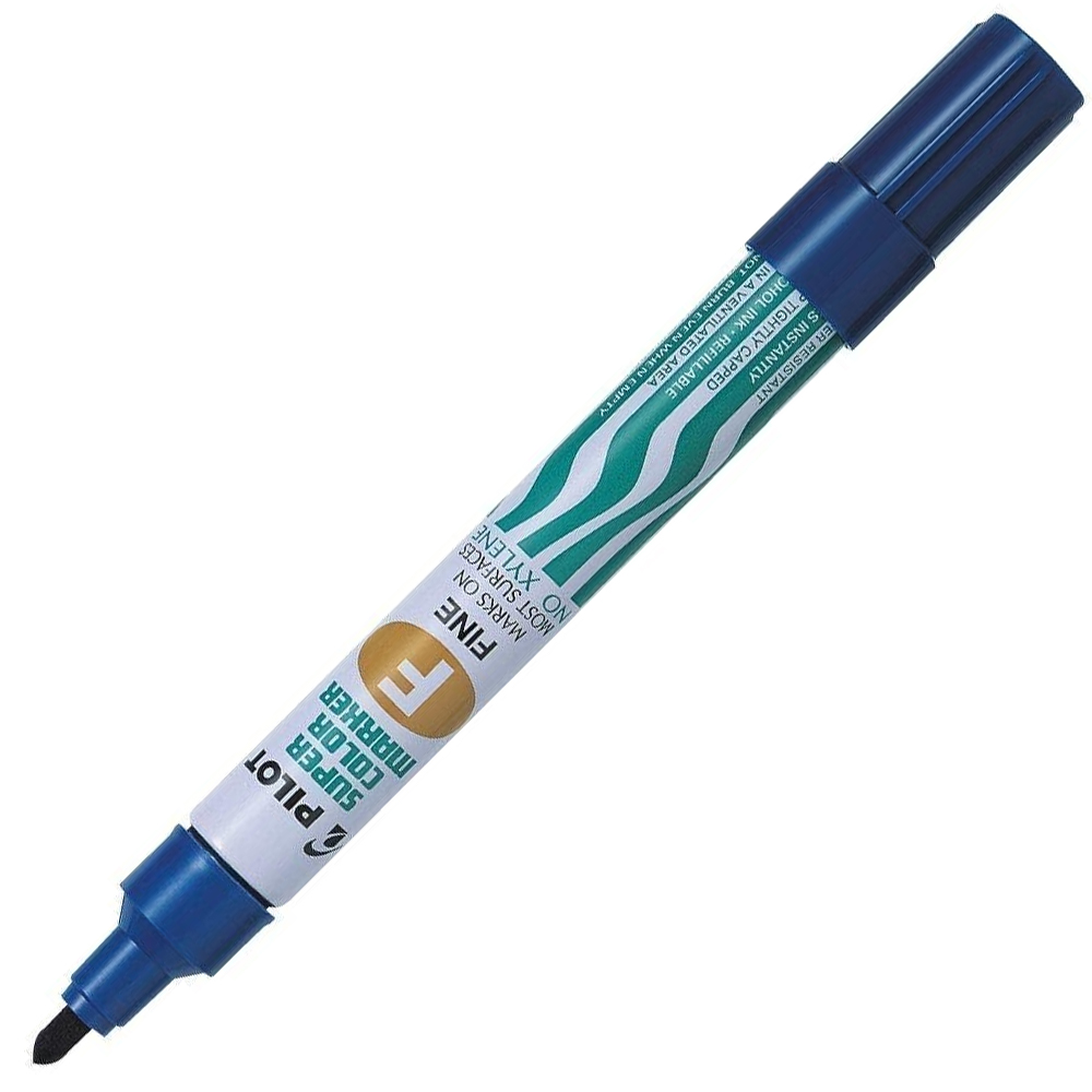 Pilot Permanent Marker Yuvarlak Mavi