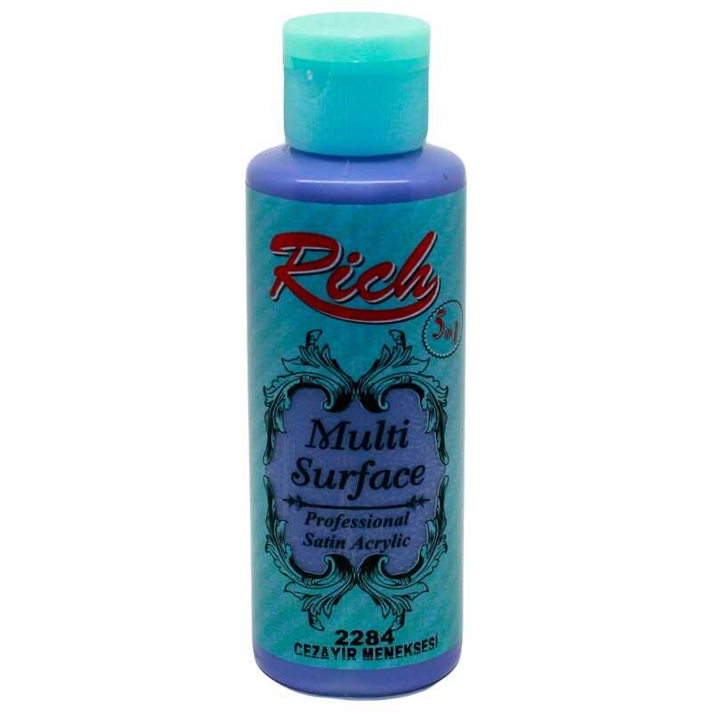 Rich Akrilik Boya Multi Surface 120 CC Cezayir Menekşesi 2284