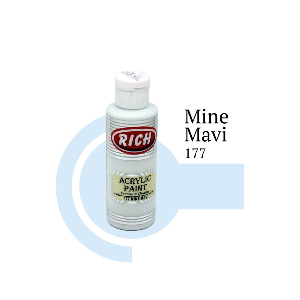 Rich Akrilik Boya Master 120 CC Mine Mavi 177