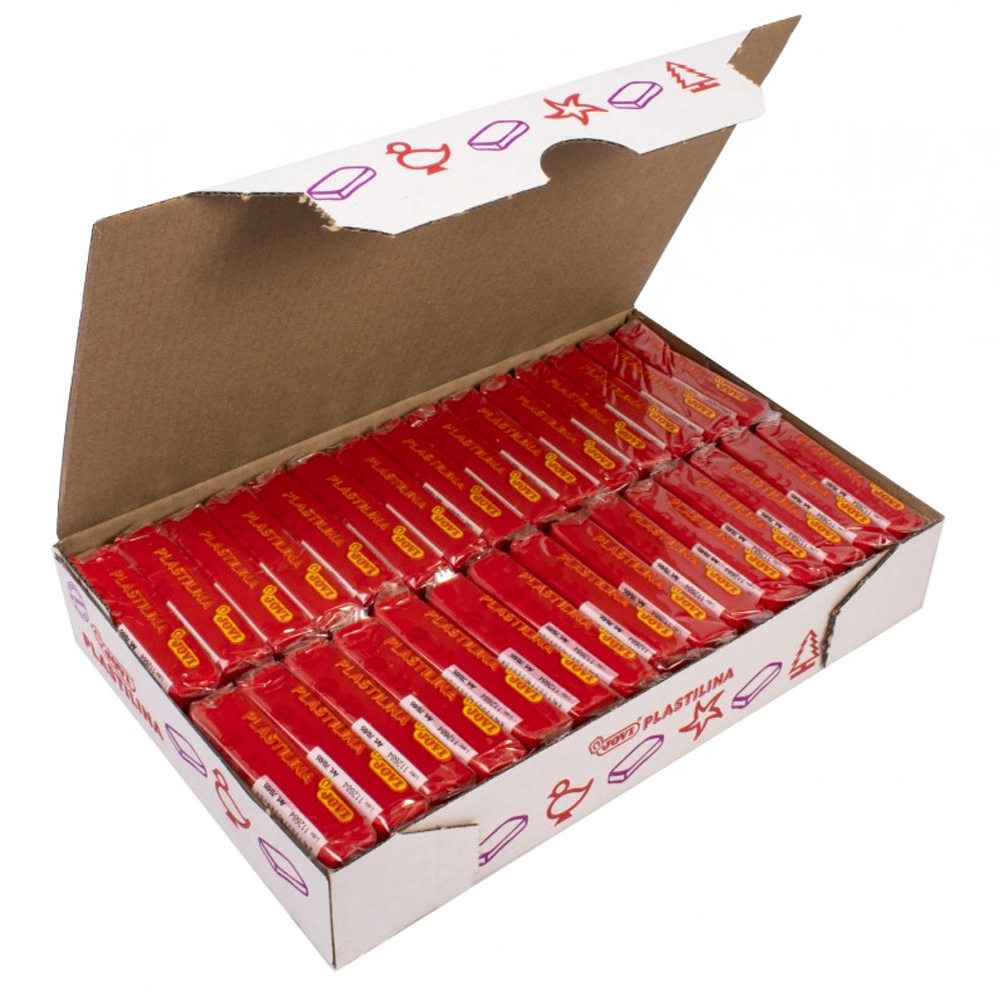 Jovi Oyun Hamuru Plaka 30 LU 50 GR Kırmızı 70/05-30-PKT