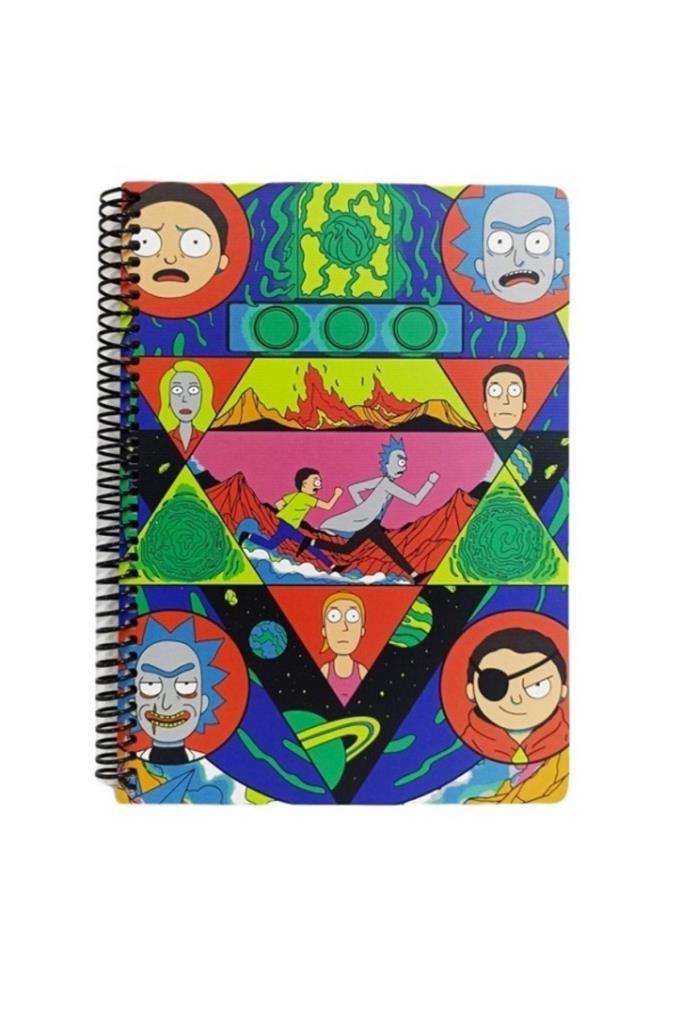 Mabbels Rick And Morty Spiralli Not Defteri Kırmızı 80 Yaprak Çizgili 17x24cm Dft-388517