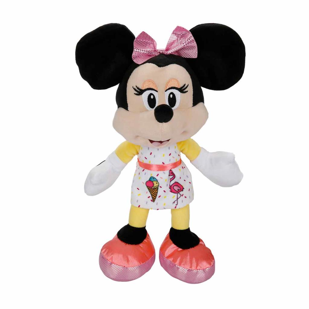 Sun-Lfn-Peluş Core Mınnıe Flamingo Elbiseli 25 Cm.(Mmch)