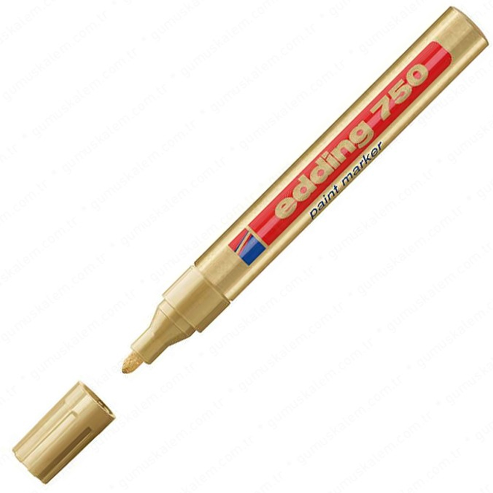 Edding Markör Boya Dekor Yuvarlak Uçlu 2-4 MM Altın  (10 adet)750