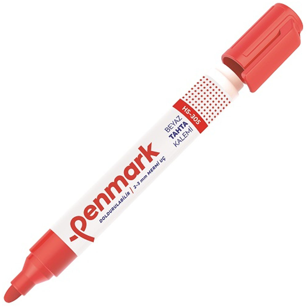 Penmark Beyaz Tahta Kalemi Kırmızı (12 adet)HS 305 03