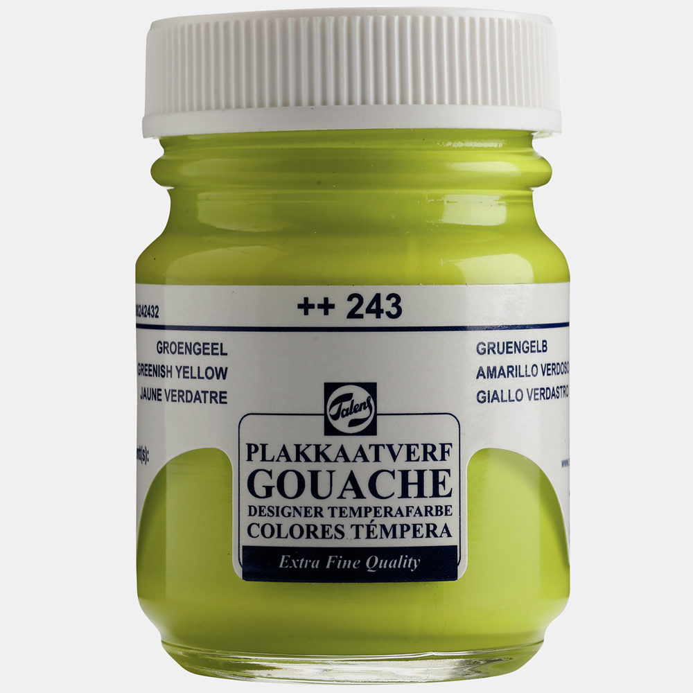 Talens Guaj Boya 16 ML Greenısh Yellow(10 adet) (Yeşilimsi Sarı) 243