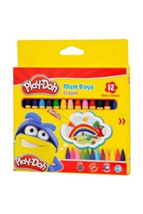 Play-Doh Mum Pastel Boya Crayon Yuvarlak 12 Renk CRN-CR004