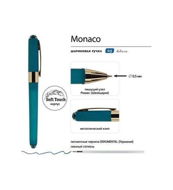 Bruno Visconti Tükenmez Kalem Monaco  0.5 MM Mavi