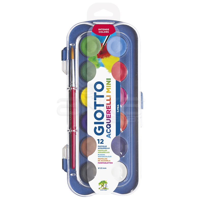 Giotto Sulu Boya Acquarell Blocks 23 MM 12 Li 352300