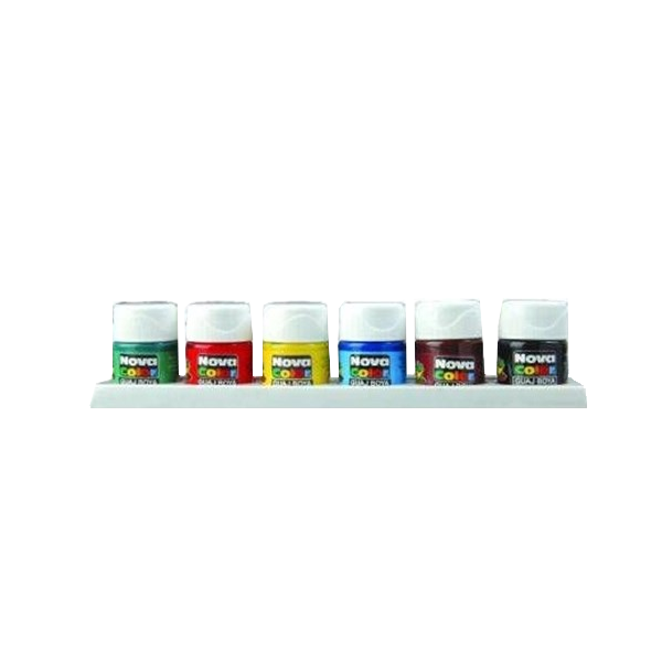 Nova Color Guaj Boya Şişe 6 Renk 25 ML NC-113