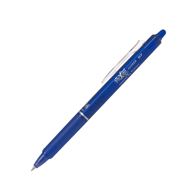 Pilot Tükenmez Kalem Frixion Clicker Bilye Uç Silinebilir 0.7 MM Mavi BLRT-FR7-L-12-PKT