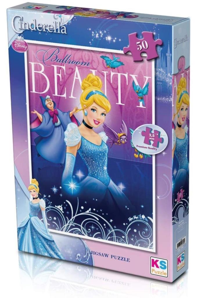 Ks Games Puzzle 50 Parça Cinderella 709