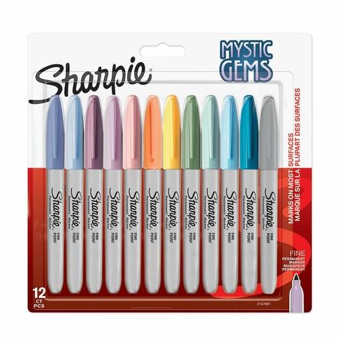 Sharpie Markör Permanent Fine Mystıc Gems 12 Li Bls