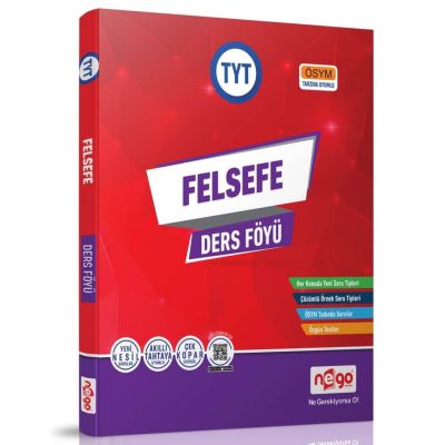 NEGO TYT FELSEFE KONU ANLATIM FÖYÜ