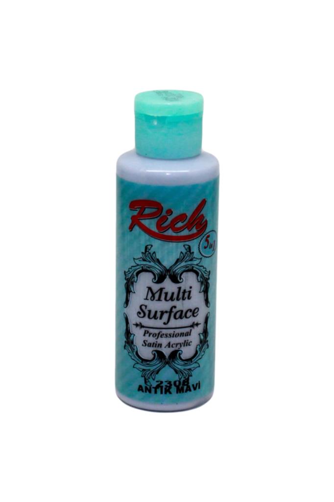 Rich Akrilik Boya Multi Surface 120 CC Antik Mavi 2306