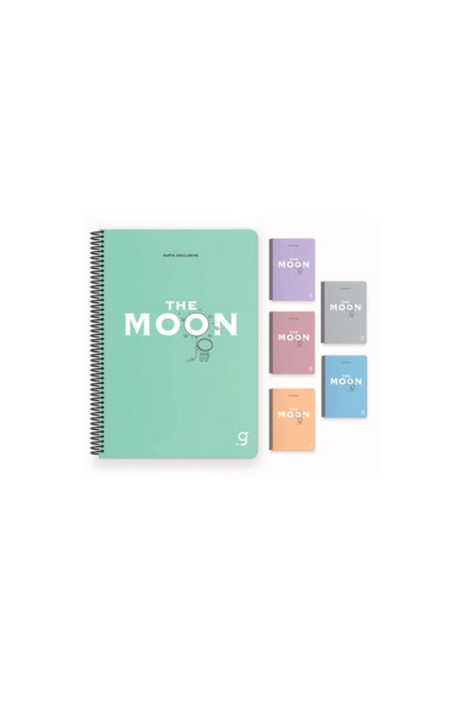 Gıpta Moon Spiralli Plastik Kapak def.17x24 80 YP Kareli