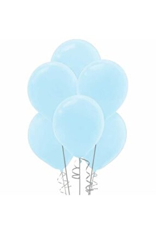 Balonevi Balon 12" Metalik Açık Mavi 12 Li