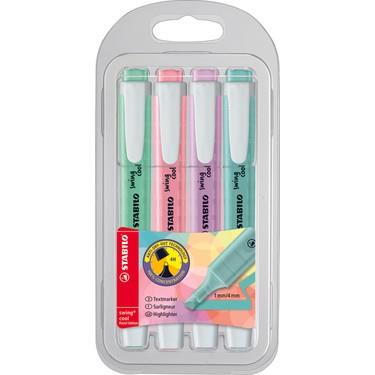 Stabilo Fosforlu Kalem Swing Cool Kalem Tipi Pastel 4 LÜ 275/4-08-1