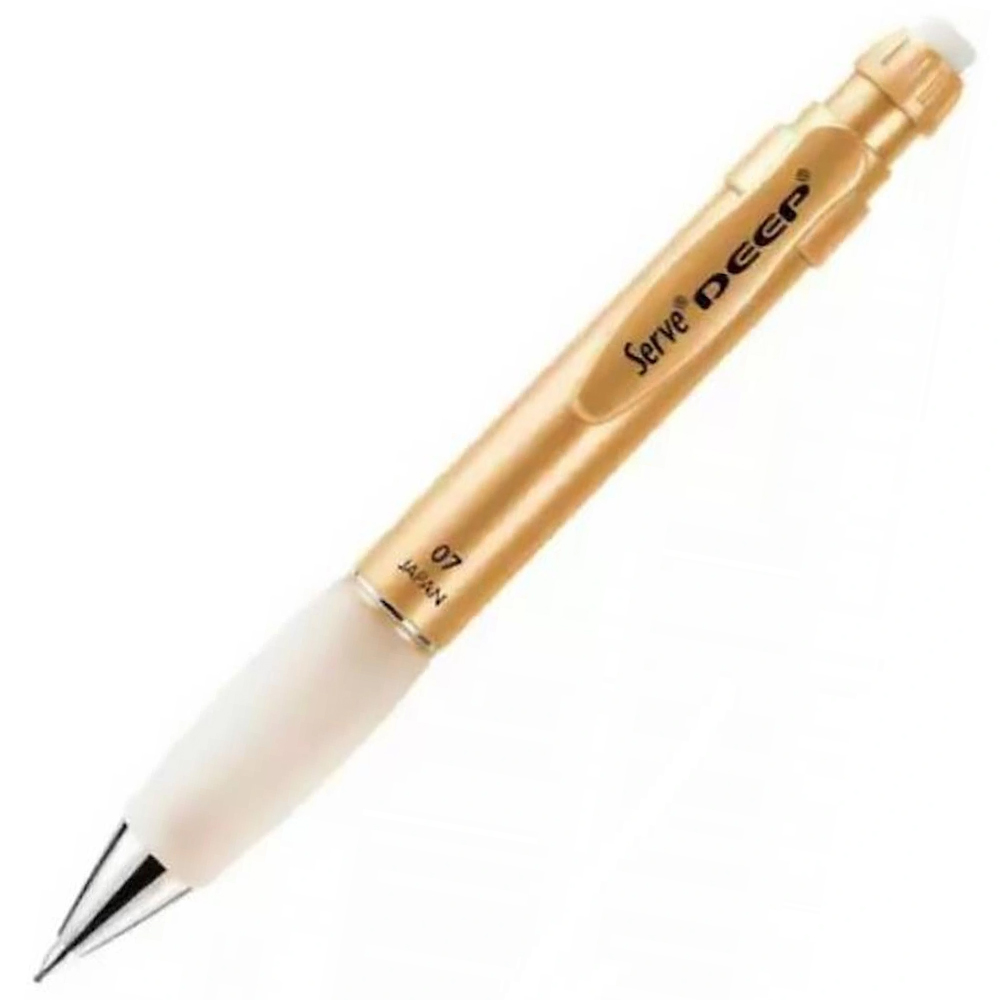 Serve Versatil Kalem Deep 0.7 MM  Metalik Asıl Altın-12-PKT