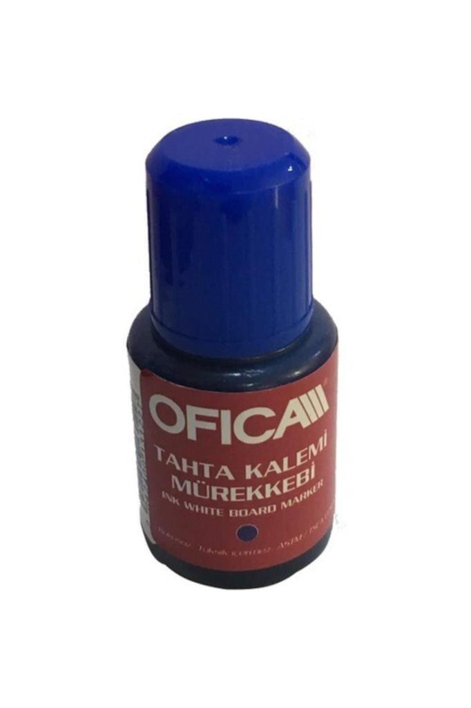Ofica Tahta Kalem Mürekkebi 20 ML Mavi FMM-05M -12 Lİ PAKET-12-LI-PKT