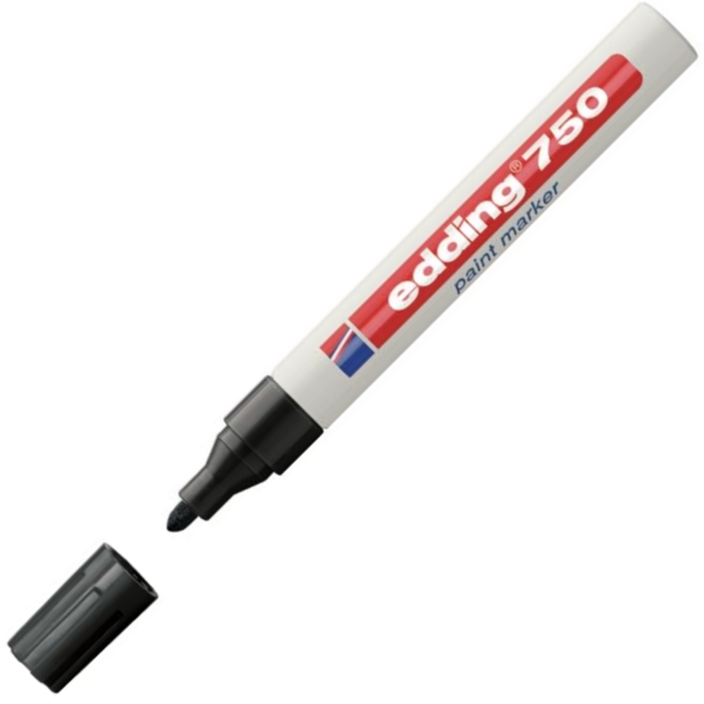 Edding Markör Boya Dekor Yuvarlak Uçlu 2-4 MM Siyah (10 adet) 750