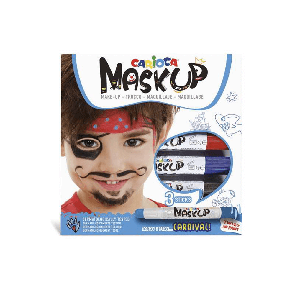 Carioca Yüz Boyası 6 GR 3 Renk Carnıval 43050