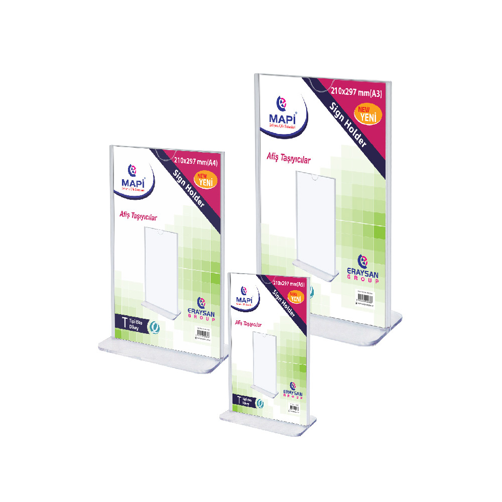 Mapi T Tipi Eko Dikey 53x74 MM (A8) 534 14 05