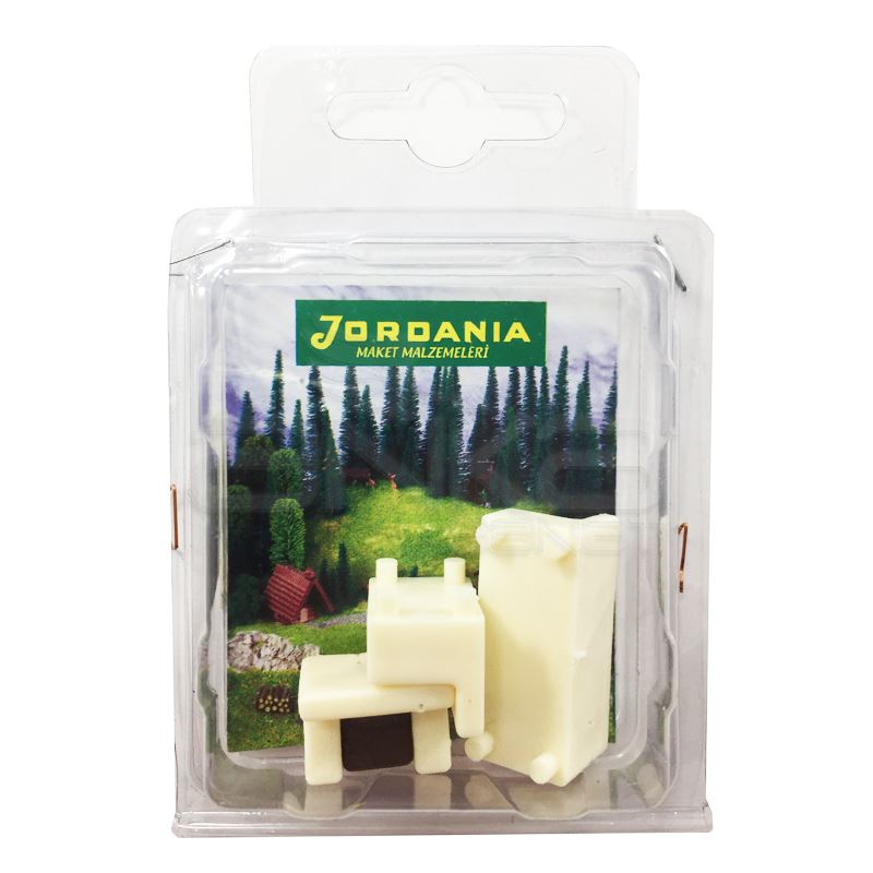 Jordania Koltuk Takım 2 Tekli 1 İkili Yastıklı 1/100 JE08-SF102A-100