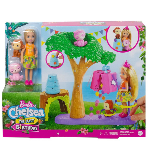 Barbie Ve Chelsea Kayıp Doğum Günü Parti Eğlencesi Oyun Seti GTM84