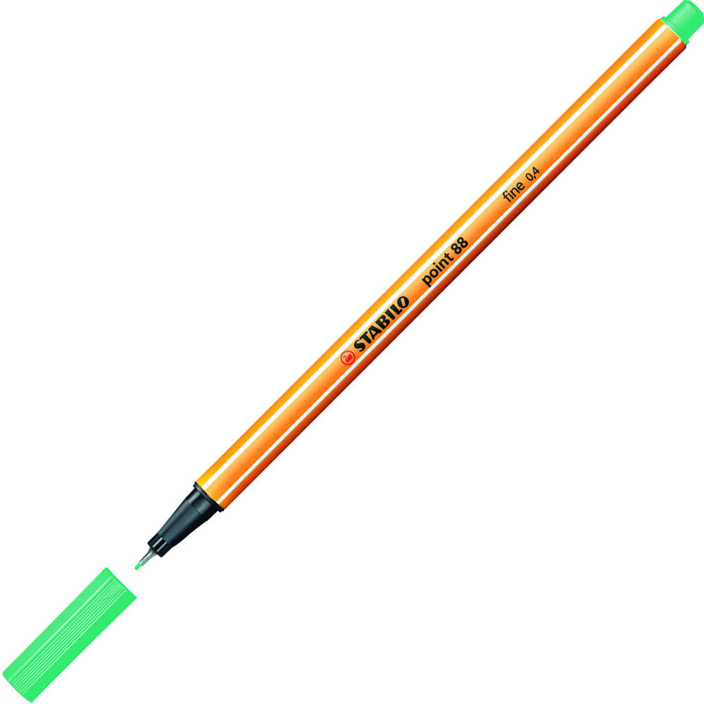 Stabilo Keçe Uçlu İnce Kalem ( 10 adet) 88 Point 0.4 MM Buz Yeşili 88/13