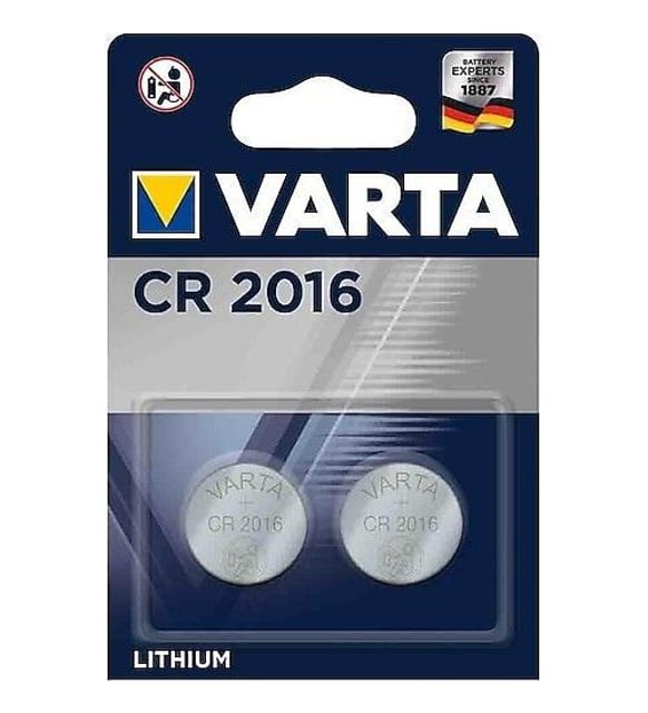 Varta Lityum Profesyonel Düğme Pil CR 2016 2 Lİ 9363