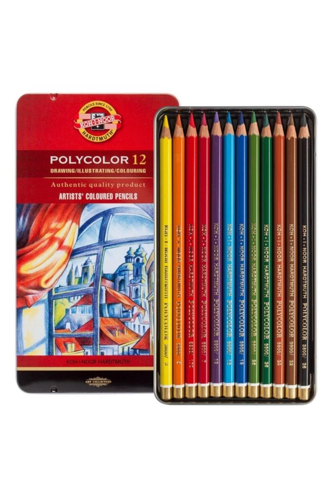 Koh-I Noor Set Of Artist´S ColouRed Pencils 3822 12